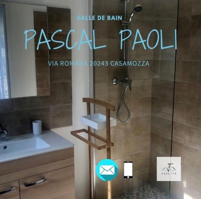 Mini Villa Pascal Paoli Avec Piscine - Proche Mer Prunelli-di-Fiumorbo Exteriör bild