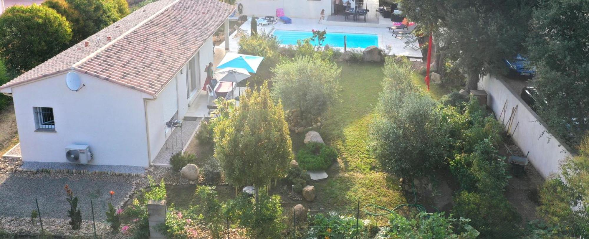 Mini Villa Pascal Paoli Avec Piscine - Proche Mer Prunelli-di-Fiumorbo Exteriör bild