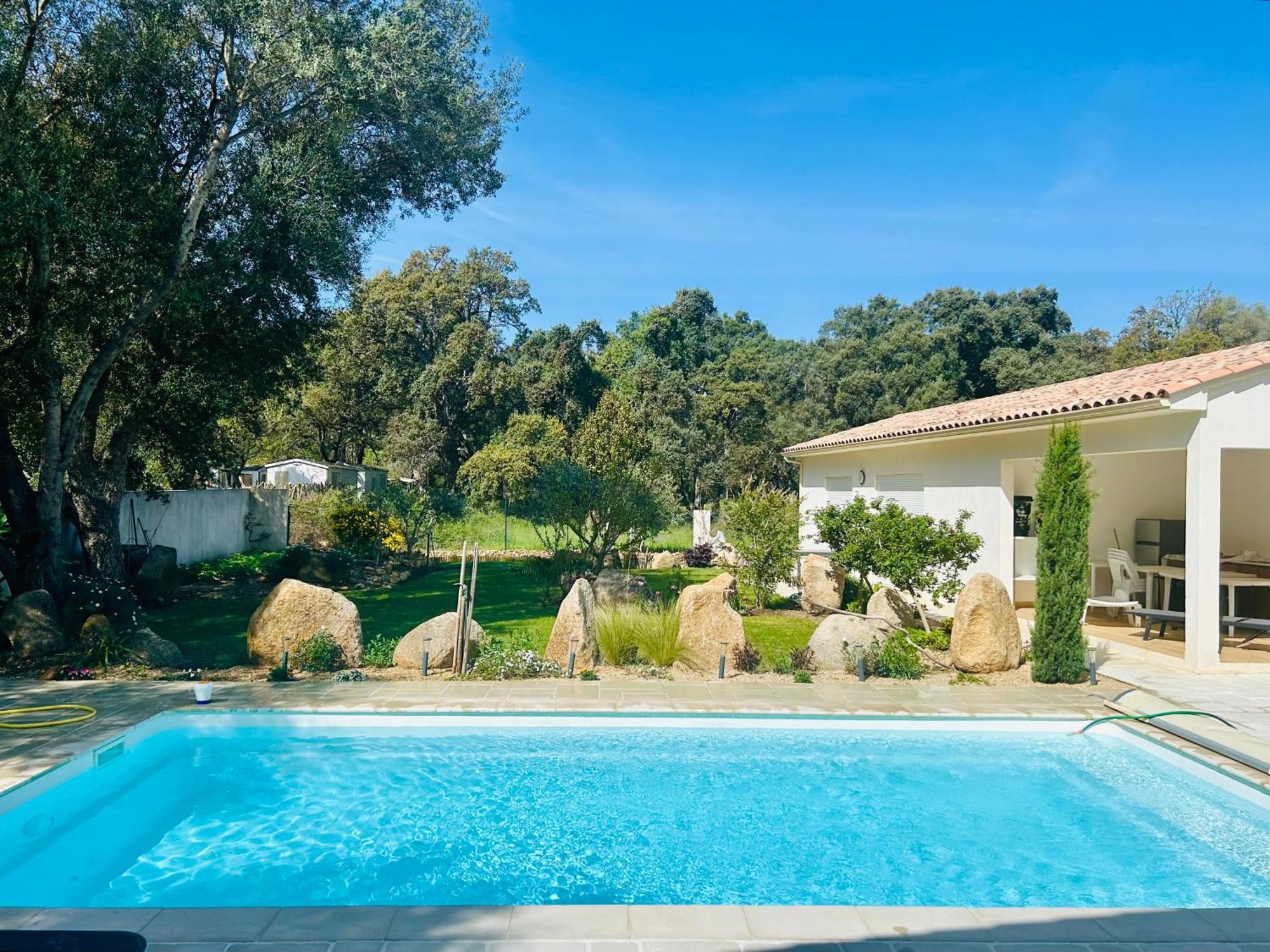 Mini Villa Pascal Paoli Avec Piscine - Proche Mer Prunelli-di-Fiumorbo Exteriör bild