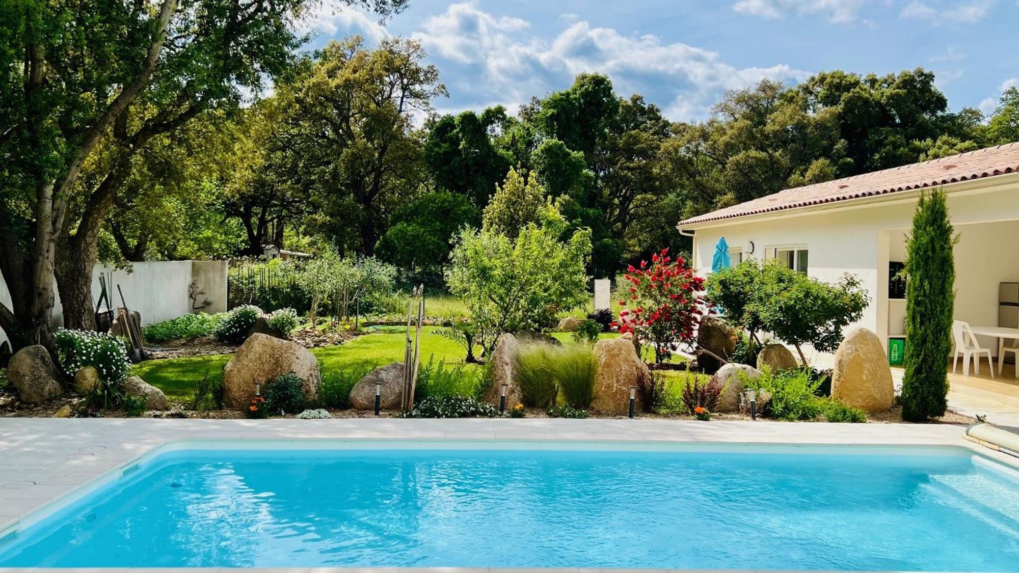 Mini Villa Pascal Paoli Avec Piscine - Proche Mer Prunelli-di-Fiumorbo Exteriör bild
